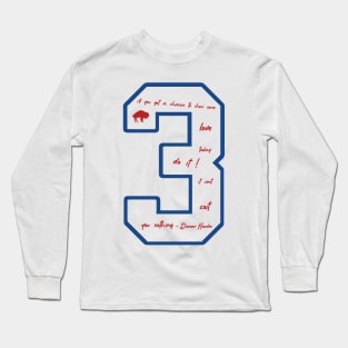 Damar Hamlin 3 Long Sleeve T-Shirt